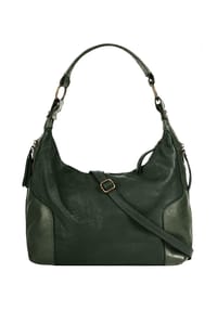 Samantha Look - Shopper Echt Leder, Made In Italy - blau