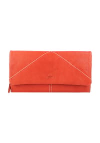 GREEN BURRY Tumble Nappa - Tumble Nappa Geldbörse Leder 19 cm - tomato
