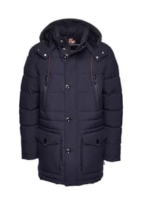 NEW CANADIAN - Funktionsparka Thinsulate-Funktionsparka mit Fleece-Einsatz am Innenkragen - schwarz