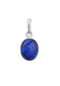 elli. - Anhänger Lapis Lazuli Edelstein Oval 925 Silber - Gold