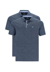 hajo - Poloshirt 2er Pack Stay Fresh - Admiralsblau