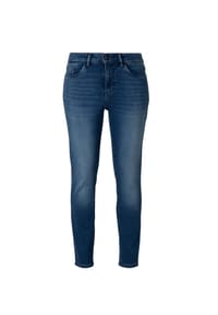 STOOKER® - FLORENZ MODERN SLIM FIT Damen 5-Pocket-Jeans lang - midblue used