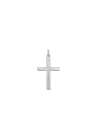 amor - Motivanhänger für Damen und Herren, Unisex, 925 Sterling Silber | Kreuz - Silber