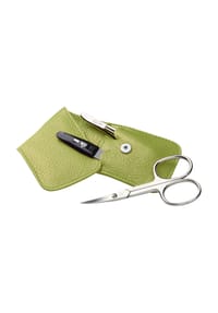 Erbe SOLINGEN® - SIENA Maniküre Taschenetui, 3-teilig - GRÜN