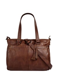 SPIKES & SPARROW® - Shopper Echt Leder - cognac
