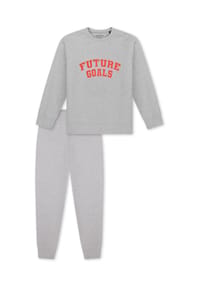 SCHIESSER - Schlafanzug Nightwear - grau-mel.