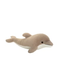 HERMANN Teddy COLLECTION® - Kuscheltier Delfin, 42 cm - grau