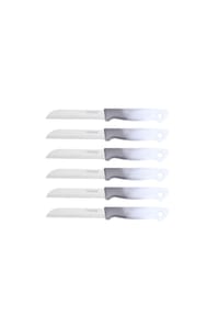 Cheffinger - Küchenmesser 18 cm mit ergonomischem Griff - Grau - Grau 1 Stück