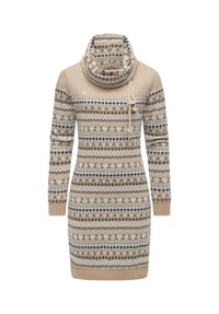 ragwear™ - Sweatkleid Chlloe Jacquard YOUMODO - Beige