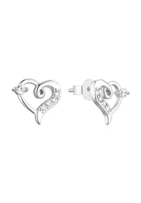 amor - Damen Ohrstecker "Herz", 925er Silber - SILBER