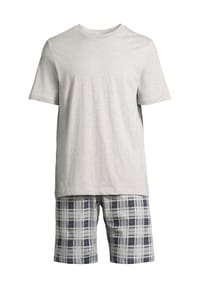 SCHIESSER - Schlafanzug Night & Home - Dunkelblau / blau