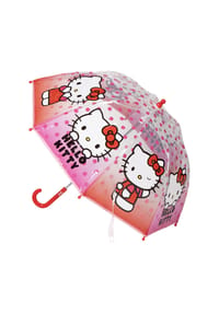 COFI - Hello Kitty Kinder Ø 71 cm Regenschirm manueller Bubble-Schirm - Rosa 45x45x60 cm