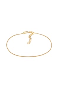 elli. - Armband Venezianer Basic Rechteckige Glieder 925 Silber - Gold