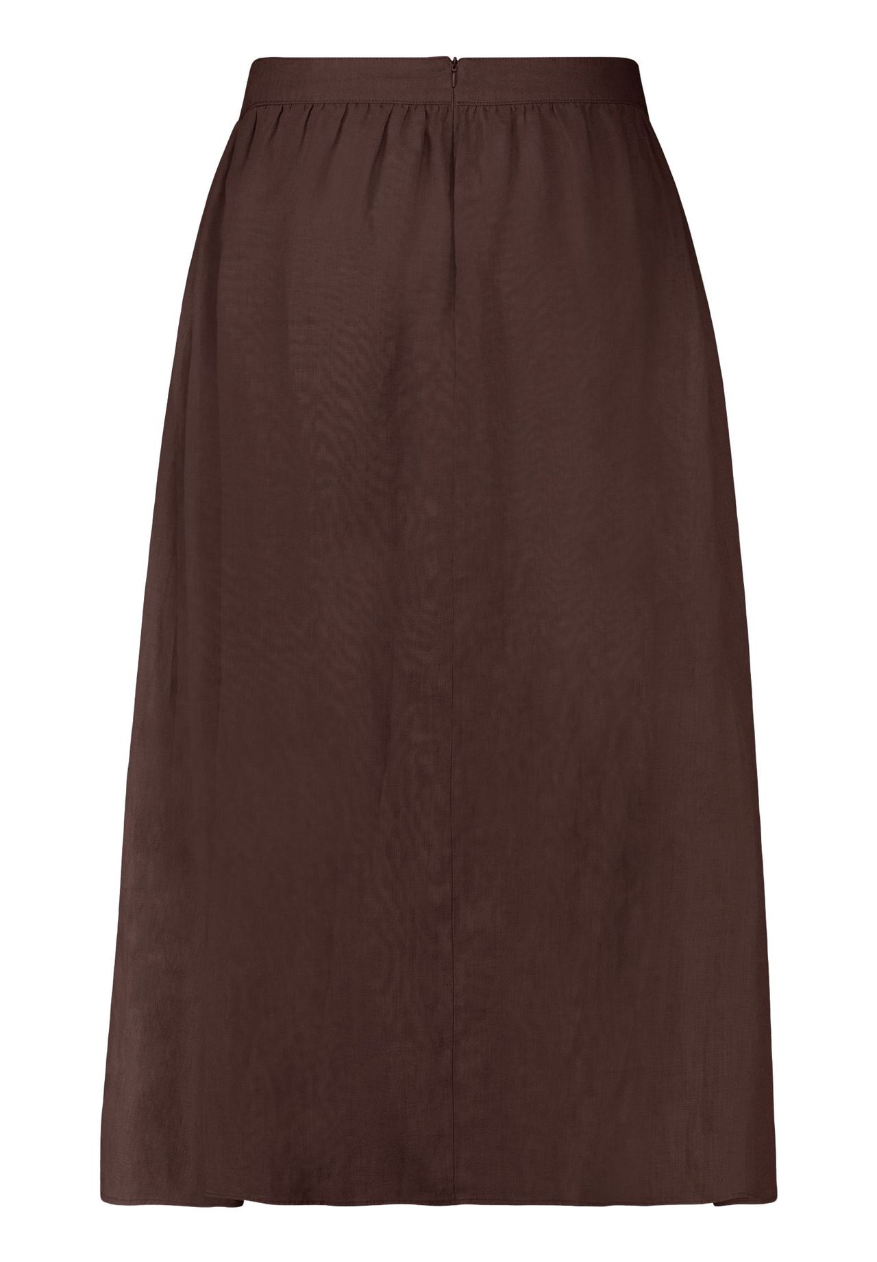 Cartoon Leinenrock, Gummibund, FüR Damen, Braun, 40