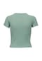 ONLY® T-Shirt, Wellsaumkante, Cropped Fit, für Damen Bild 11