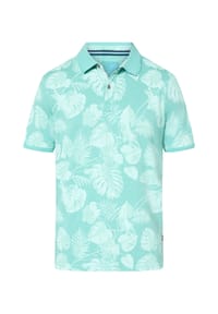 GLOBETROTTER - Poloshirt, Baumwolle, für Herren - TURKIS