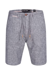 INDICODE - Shorts Leinen Corvallis - Blue Wave