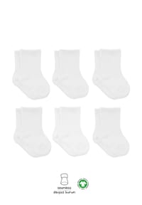 bistyle® - Baby-Socken Basic 6er-Pack, GOTS-zertifiziert, hoher Baumwollanteil - Anthracite Mix