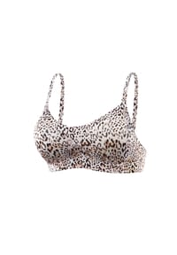 LASCANA - Bralette Perfect Basics, schmale Träger, für Damen - 1121 LEO PRINT