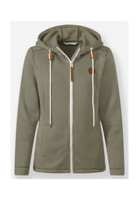 Witt - Fleece-Jacke - dunkelblau-ecru-geringelt