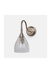 LOBERON - Wandlampe Niamhs antiksilber/klar - antiksilber/klar