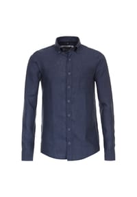 CASAMODA - Herren Freizeithemd uni Casual Fit - Beige