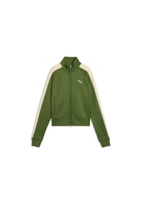 PUMA® - Sweatjacke T7, Stehkragen, für Damen - EARTHY GREEN-BUTTE