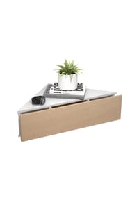 VCM. - Nachtschrank | Wandschublade | Wandboard | Eckregal |Nachttisch | Maße ca. H. 15 x B. 60 x T. 43 cm - Usal S - Anthrazit