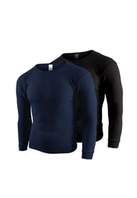 BLACK SNAKE - Thermounterhemd 2er Set cushy - Anthrazit