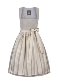 STOCKERPOINT - Dirndl Valeria, Eckiger Ausschnitt, für Damen - grau