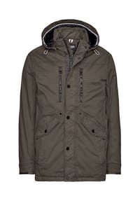 redpoint - Baumwoll-Parka mit abnehmbarer Kapuze und Stretch KORWIN - dk. beige