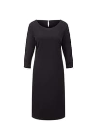 GOLDNER - Kurzgröße:  Jerseykleid mit Krepp-Qualität - marine