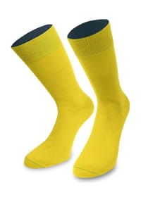 normani® - 1 Paar Socken Bi-Color - Apfelgrün/Moosgrün