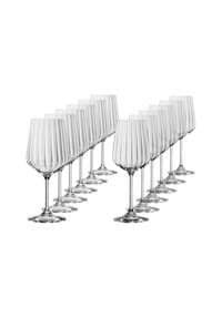 SPIEGELAU Rot- und Weißweingläser Lifestyle 12er Set transparent - LIFESTYLE - transparent