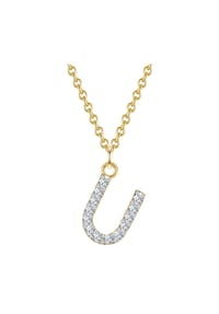GLANZSTÜCKE MÜNCHEN - Damen Kette aus 925/- Sterling Silber in Gelbgold mit Zirkonia - gelbgold