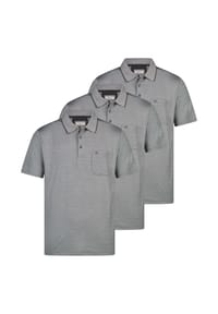 redmond - Poloshirt 3er Pack Basic - Beige