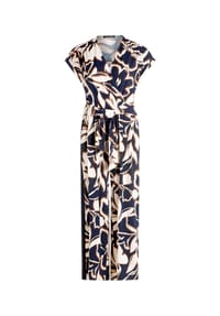 BETTY BARCLAY - Jumpsuit, V-Ausschnitt, für Damen - 8876 D.BLUE/BROWN