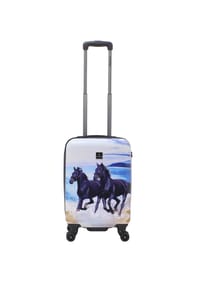 Saxoline Horse - Koffer Horse mit praktischem TSA-Zahlenschloss - schwarz-mehrfarbig