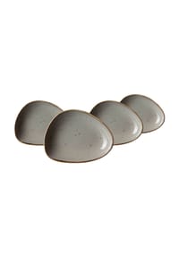 Ritzenhoff & Breker Suppenteller Taste 23 x 18 cm 4er Set taupe - TASTE - taupe