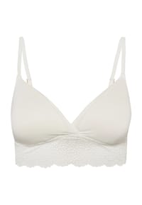 SKINY® - Everyday in Bamboo Soft-BH, Wellsaum, Lochspitze, für Damen - 7608 IVORY