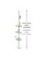 WENKO® Teleskopregal, mit 3 Ablageflächen und 2 Haken, 0,7 - 2,6 m Bild 9