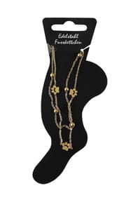 Adelia's Modern Essentials - Fußkettchen – aus Edelstahl - gold