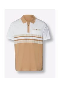 SIEH AN! - Poloshirt - weiß-camel