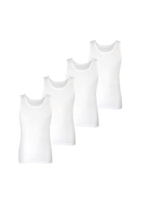 nur die - Unterhemd Basic Alltag Tanktop - weiß