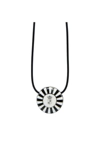 Goebel Schwarz-Weiß Halskette Maja von Hohenzollern - Design Diamonds/Stripes Bild 3