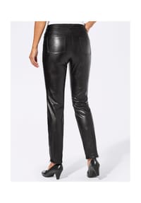 Witt - Lederimitat-Hose - schwarz