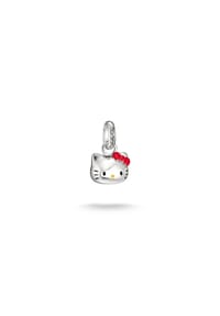 Thomas Sabo THOMAS SABO x HELLO KITTY - Hello Kitty Charm mit roter Schleife - silberfarben, schwarz, rot, gelb