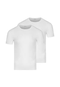 RAGMAN - T-Shirt, 2er-Pack, für Herren - 006 WEISS