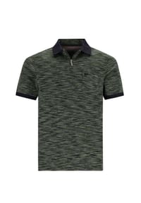 hajo - Poloshirt Softknit Kurzarmshirt mit Polokragen - dunkelgrün