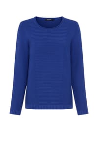 olsen - Pullover mit Rundhalsausschnitt - Cobalt